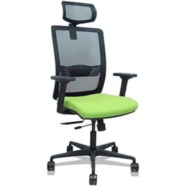 Chaise Haches - Piqueras Y Crespo - Tissu Bali Pistache - Grande Taille - Réglable - Design Contemporain