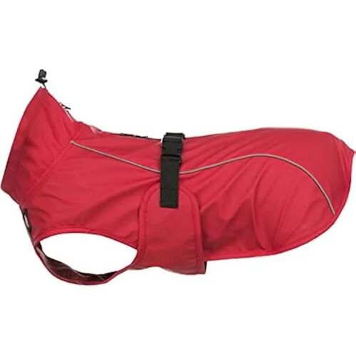 Imperméable Pour Chien - Trixie - Vimy - Rouge - Taille S - 40 Cm - Résistant Au Vent