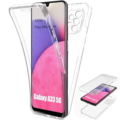 Coque Pour Samsung Galaxy A33 5g - Integrale Silicone 360 Degre Transparente Antichoc - E.F.Connection