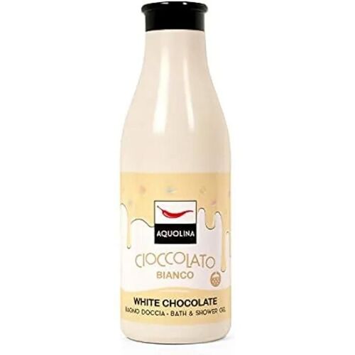 Gel Douche - Aquolina - Chocolat Blanc - 500 Ml - Texture Crémeuse - Parfum Doux 