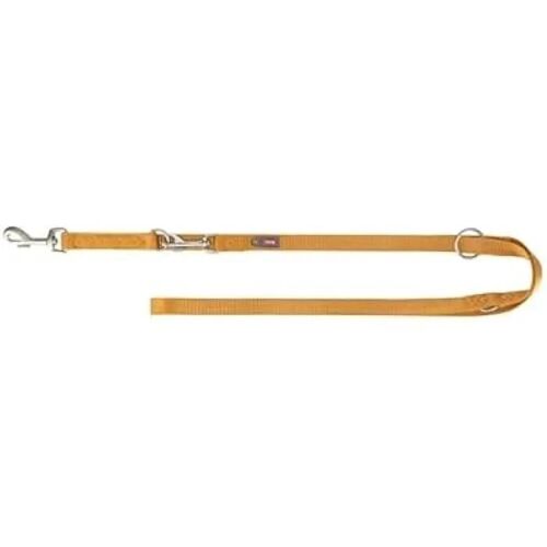 Laisse Pour Chien - Trixie - Réglable - Jaune Curry - Multi-Positions - Nylon