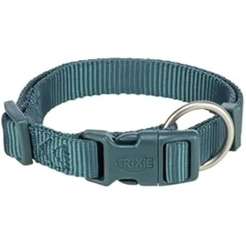 Collier Pour Chien - Trixie - Premium - Bleu Pétrole - Confortable - Durable