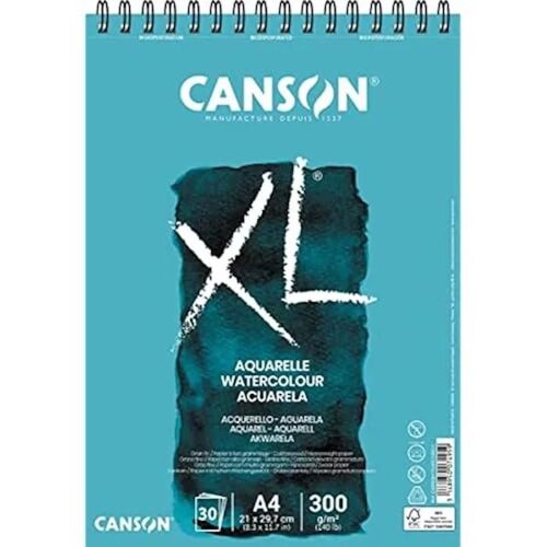 Cahiers À Croquis Et Étudiants - Canson - Xl Aquarelle - Lot De 5 - Din A4 - Blanc