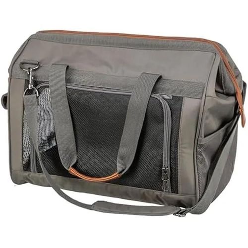 Sac De Transport Pour Chien - Trixie - Modèle Finlay - Gris - 43x26x32 Cm - Confortable Et Pratique