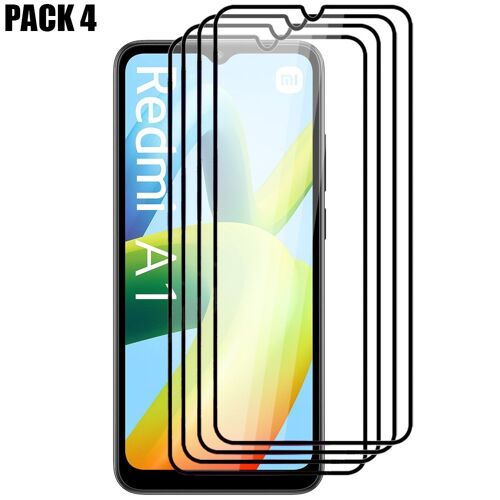 4 X Verre Trempe Integral Pour Redmi A1 Protection D'ecran - E.F.Connection