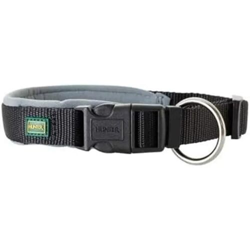 Collier Ras De Cou - Hunter - Vario Plus - Néoprène - 28 À 30 Cm - 15 Mm - Noir