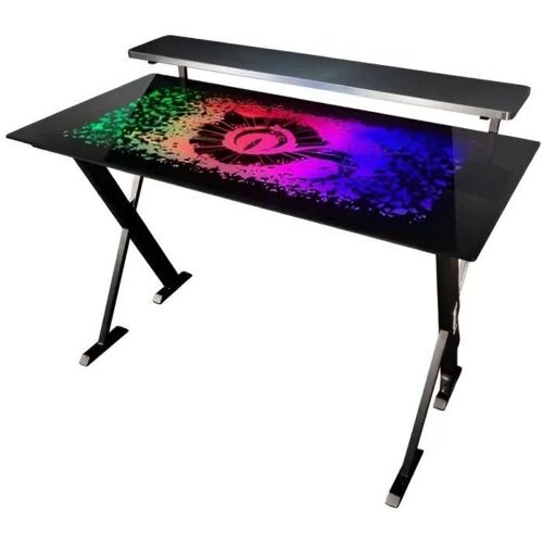 Table de jeu - TALIUS - Warship X1 RGB - Noir - 1200x600 mm - LED RGB 7 couleurs