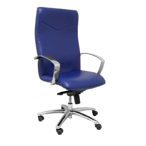 Fauteuil Directionnel Ergonomique Avec Mécanisme Inclinable Et Réglable En Hauteur, Assise Et Dossier Rembourrés En Cuir Similaire