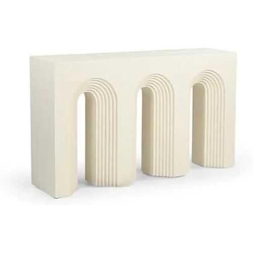 Console - Home Esprit - Blanche En Bois De Manguier - 150 X 35 X 87 Cm - Multicolore - Meuble D¿Entrée