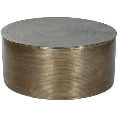 Table Basse - Home Esprit - Multicolore - Aluminium - 90 X 90 X 40 Cm - Design Contemporain