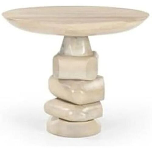 Table De Salle À Manger - Home Esprit - Bois De Manguier - 100 X 100 Cm - Multicolore - Hauteur 76 Cm