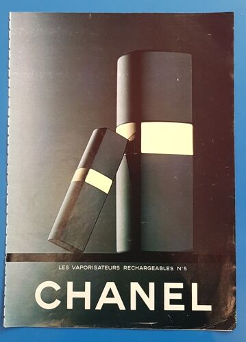 Affiche Publicitaire De Presse Chanel
