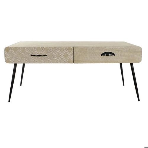 Table Basse En Métal Bois De Paulownia Bois Mdf Dkd Home Decor