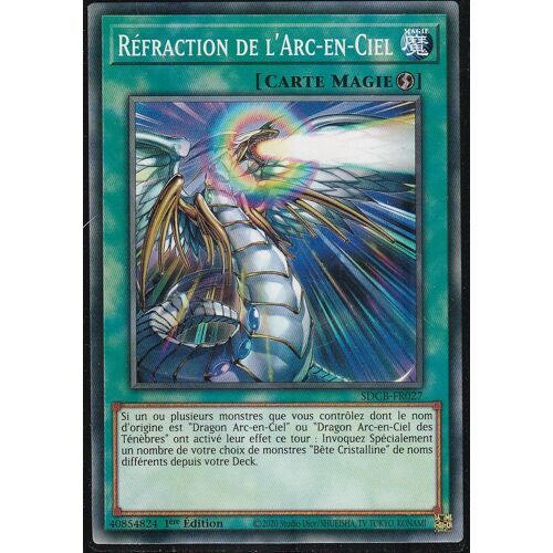 Carte Yu-Gi-Oh - Refraction De L' Arc-En-Ciel - Sdcb-Fr027 -