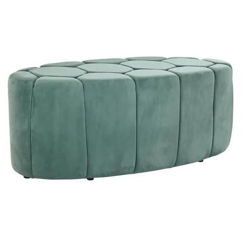 Banquette Polyester Vert Bois Mdf (122 X 51 X 46,5 Cm)