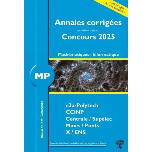 Mathématiques, Informatique Mp - Edition 2025