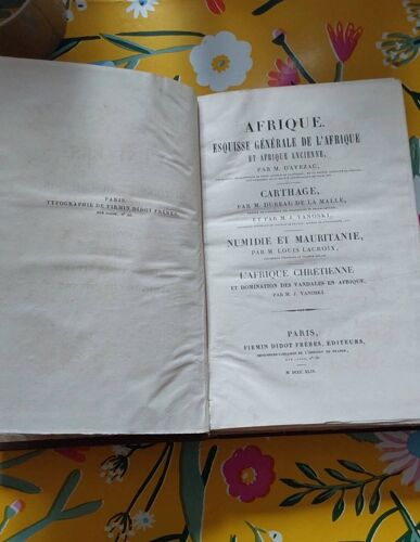 Afrique Esquisse Générale De L'afrique Et Afrique Ancienne , Carthage, Numidie Et Mauritanie, L'afrique Chrétienne