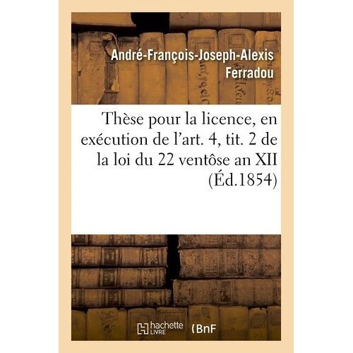 Thèse Pour La Licence, De La Preuve Des Obligations Et De Celle Du Payement