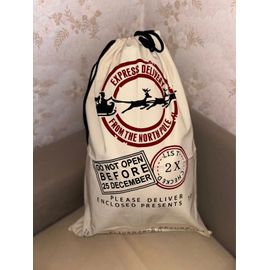 Superbe sac en toile Noël