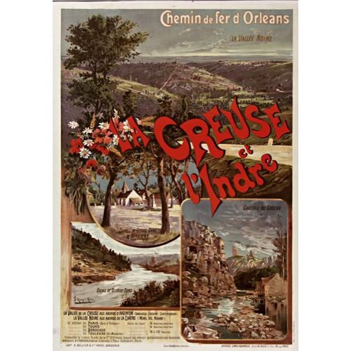 Affiche La Creuse Et L'indre