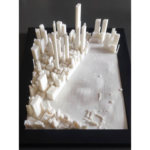 3D map New York Central Park / City frame / Wall art / Picture frame