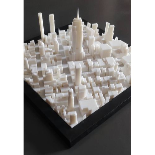 3D map New York Empire State Building / City frame / Wall art / Picture frame