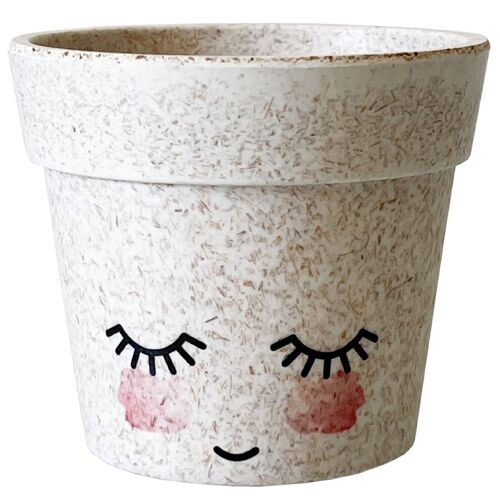 Cache Pot Cils En Bambou 7 Cm