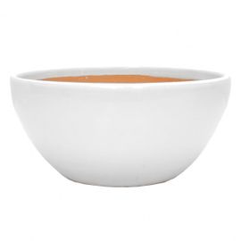Cache Pot Beauty Blanc En Terre Cuite 13 Cm