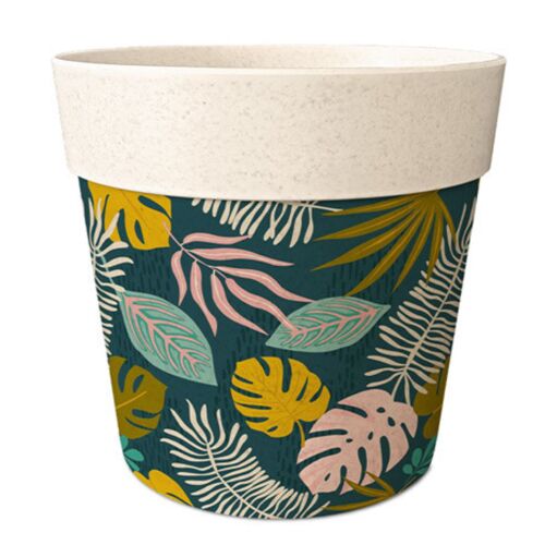 Cache-Pot En Bambou Motif Bambou 8 Cm