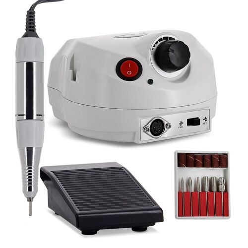Ponceuse Ongles Pro Escort Master 3000 Blanche 30000 Tours Minutes 