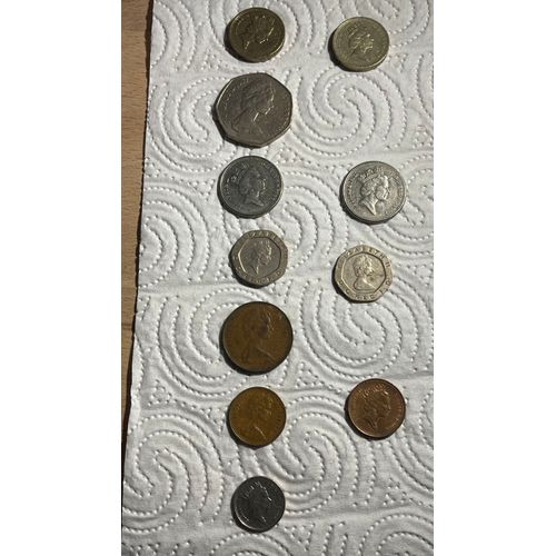 Pièces De Monnaies Britanniques 