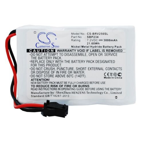 Batterie Ni-MH 7,2V 3000mAh / 21.60Wh type SBP234 pour BirdDog Version 2.5, Version 3, Version 4