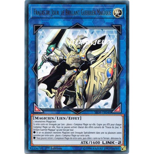 Yu-Gi-Oh! - Sr08-Fr040 - Fracas Du Jour, Le Brillant Guerrier Magique - Ultra Rare