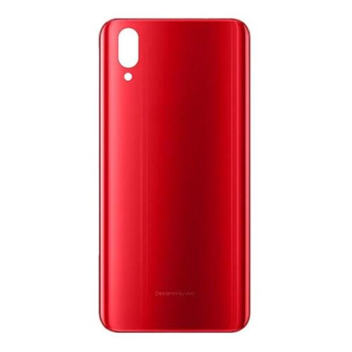 Vitre Arrière (Cache Batterie) Avec Adhésif Pour Vivo X21 Rouge + Logo