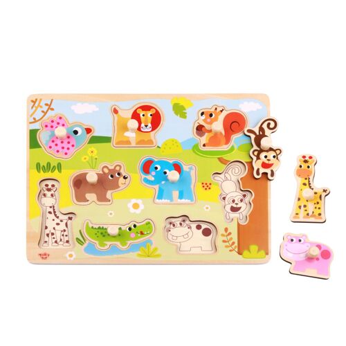 Puzzle Animaux De La Forêt En Bois Ty857