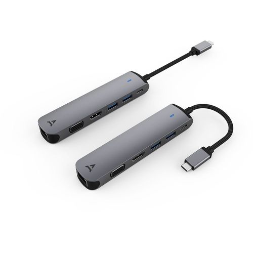 Hub ADEQWAT USB-C 6 en 1