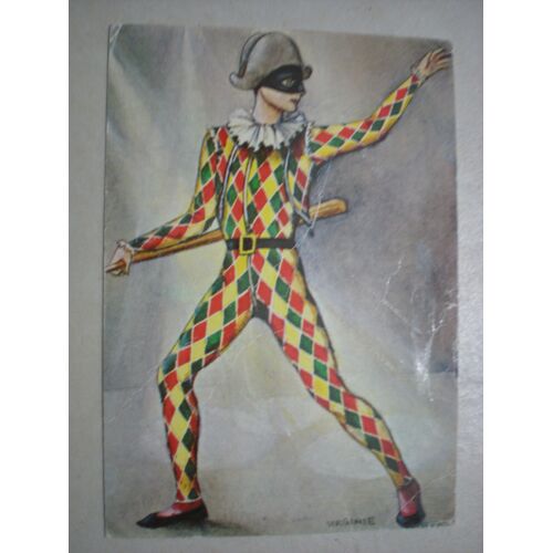 Arlequin - Editions Lyna-Paris - Série 484 - Carte N°2