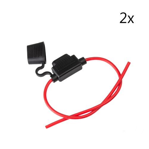 Ecence 2x Porte-Fusibles Véhicule Automobile Porte Fusibles Voiture Porte Fusibles Fusible Plat 22040301