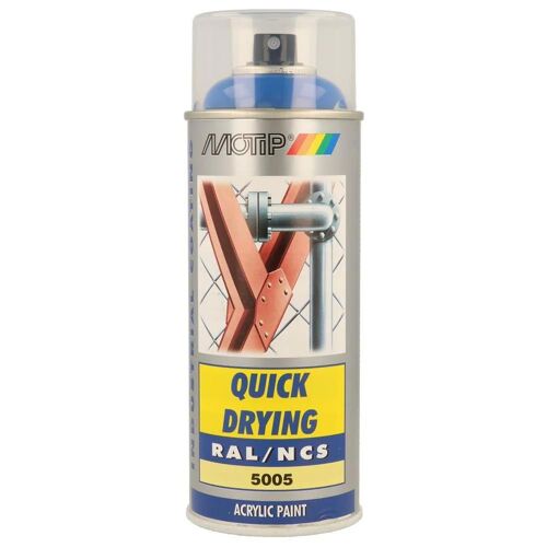 Peinture Bleu Brillant Motip Ral5005 400ml