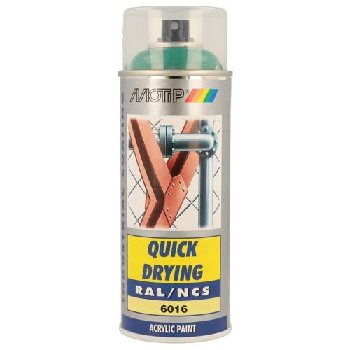 Peinture turquoise brillant MOTIP RAL6016 400ml