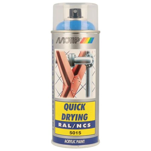 Peinture Bleu Brillant Motip Ral5015 400ml