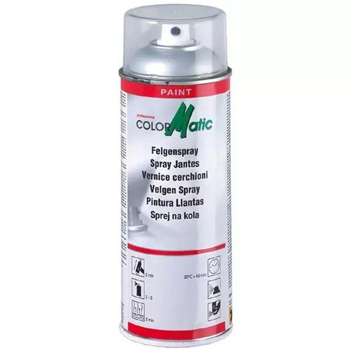 Peinture Pour Jantes Argent Brillant 400ml Colormatic