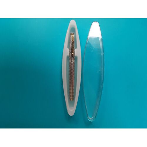 Stylo Plume Parker Sterling Cap And Barrel Usa Plume Or 14k