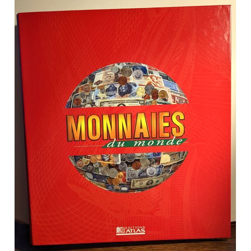 Classeur Rouge Monnaies Du Monde - Editions Atlas