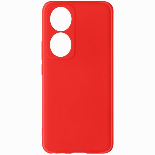 Coque Pour Honor 90 Semi-Rigide Soft-Touch Fast Cover Rouge