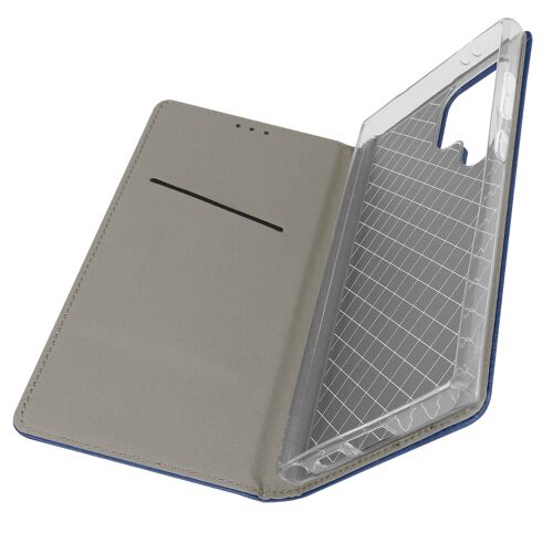 Étui pour Samsung Galaxy S24 Ultra Porte carte Collection Smart Bleu
