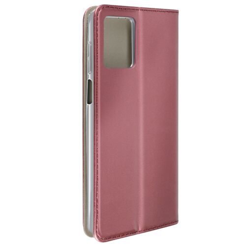 Étui Pour Motorola Moto G14 Porte-Carte Fonction Support Série Smart Bordeaux