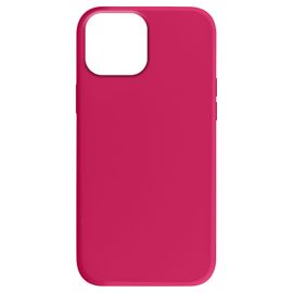 Coque Pour Iphone 15 Semi-Rigide Intérieur Microfibre Bords Surélevés Moxie Fuchsia