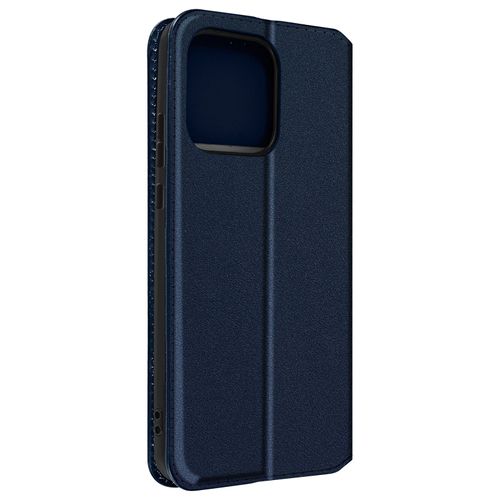 Housse Pour Xiaomi Redmi 12c Clapet Magnétique Porte-Carte Support Bleu Nuit