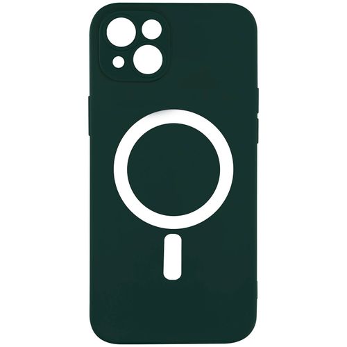 Coque Magsafe Pour Iphone 14 Plus Soft Touch Mate Bords Surélevés Vert Foncé